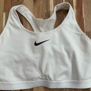 Nike Women's White Sports Bra